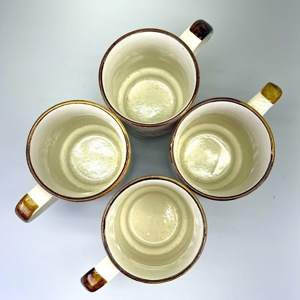 Vintage Speckled Floral Mugs - Picture 5 of 7